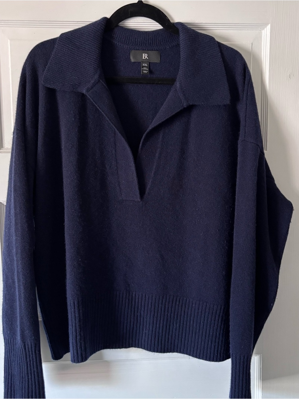 Banana Republic Cashmere Open Collar Sweater